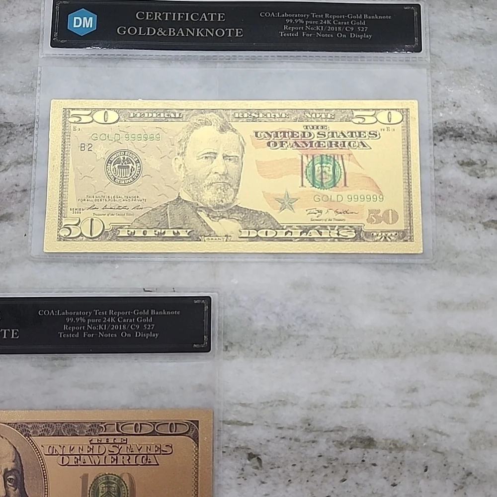 Gold Banknote Collection Set - Picture 5 of 7